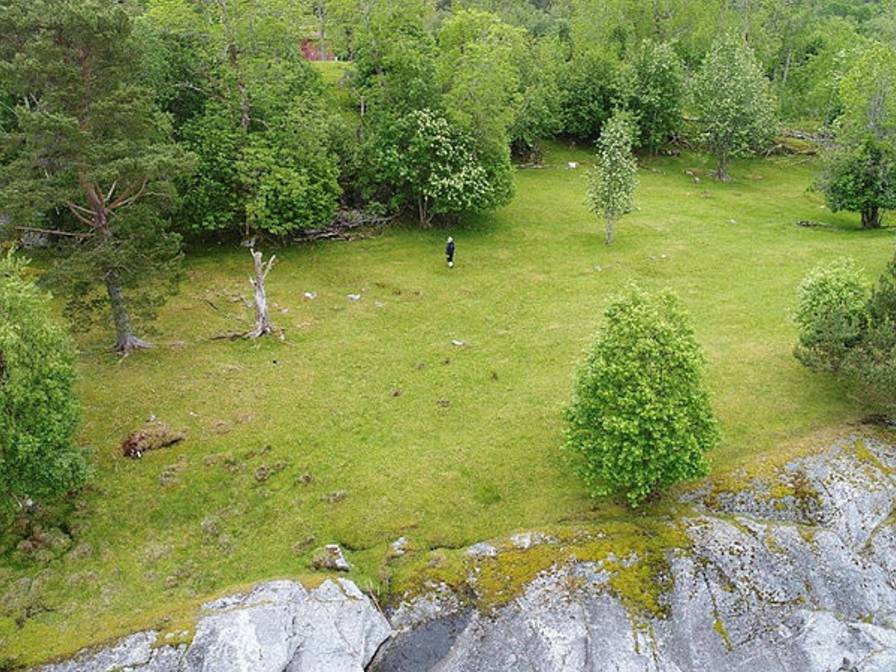 8a Futgarden og arkeologiske utgravninger